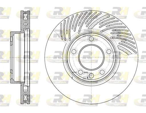 Диск гальмівний PORSCHE CAYENNE, VW TOUAREG, ROAD HOUSE (677311) Диск гальмівний PORSCHE CAYENNE, VW TOUAREG, ROAD HOUSE (677311)