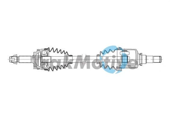 TRAKMOTIVE TOYOTA піввісь лів. з ABS L=640mm L2=690mm 26/23 зуб. COROLLA Liftback 1.6 00-02, COROLLA 1.6 VVT-i TRAKMOTIVE TOYOTA піввісь лів. з ABS L=640mm L2=690mm 26/23 зуб. COROLLA Liftback 1.6 00-02, COROLLA 1.6 VVT-i