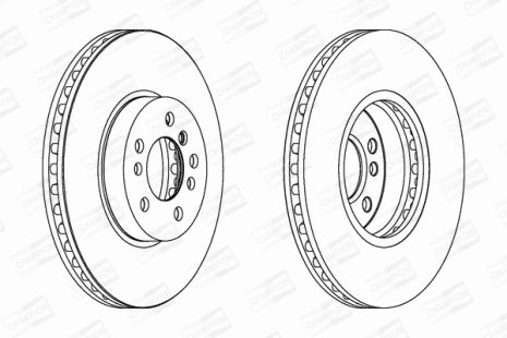 Диск тормозной BMW X5, CHAMPION (562134CH1)