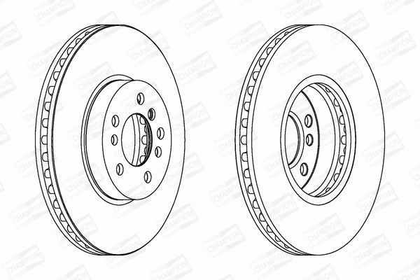 Диск тормозной BMW X5, CHAMPION (562134CH1) Диск тормозной BMW X5, CHAMPION (562134CH1)