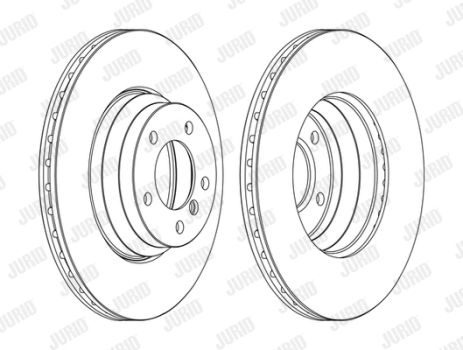 Диск гальмівний BMW 3, JURID (562395JC1) Диск гальмівний BMW 3, JURID (562395JC1)