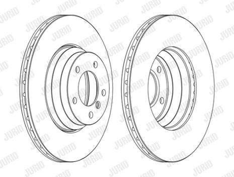 Диск гальмівний BMW 3, JURID (562395JC1)