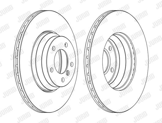 Диск гальмівний BMW 3, JURID (562395JC1) Диск гальмівний BMW 3, JURID (562395JC1)