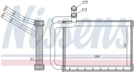 Теплообменник, отопление салона 77635 HYUNDAI Теплообменник, отопление салона 77635 HYUNDAI