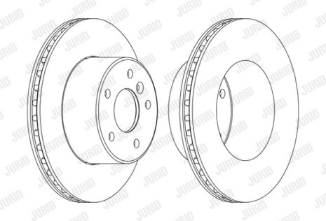 Диск гальмівний LAND ROVER, JURID (562685JC1)