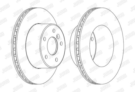 Диск тормозной LAND ROVER, JURID (562685JC1) Диск тормозной LAND ROVER, JURID (562685JC1)