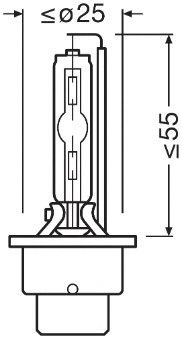 Лампа ксеноновая D2S XENARC NIGHT BREAKER LASER Next Gen 85В, 35Вт, P32d-2 (+200) (пр-во OSRAM) Лампа ксеноновая D2S XENARC NIGHT BREAKER LASER Next Gen 85В, 35Вт, P32d-2 (+200) (пр-во OSRAM)