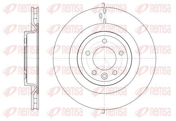 Диск тормозной LAND ROVER, REMSA (6161410) Диск тормозной LAND ROVER, REMSA (6161410)