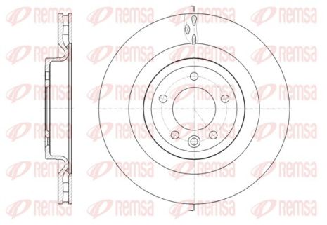 Диск тормозной LAND ROVER, REMSA (6161410)
