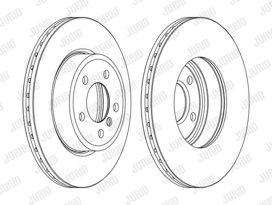 Диск гальмівний BMW X3, JURID (562350JC1) Диск гальмівний BMW X3, JURID (562350JC1)
