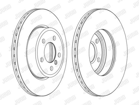 Диск гальмівний BMW X3, JURID (562350JC1)