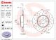 Диск тормозной DACIA DOKKER, RENAULT SCÉNIC, BREMBO (0981372X)
