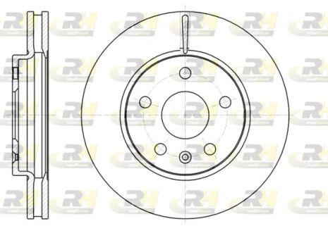 Диск тормозной CHEVROLET MALIBU, OPEL INSIGNIA, ROAD HOUSE (6128510)