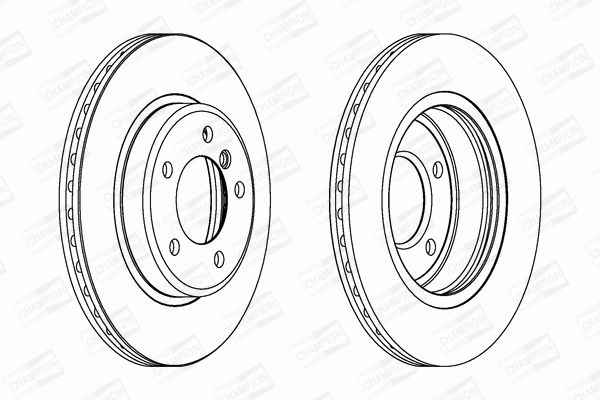 Диск гальмівний BMW 3, CHAMPION (562090CH) Диск гальмівний BMW 3, CHAMPION (562090CH)