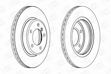 Диск гальмівний BMW 3, CHAMPION (562090CH) Диск гальмівний BMW 3, CHAMPION (562090CH)