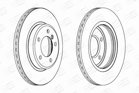 Диск гальмівний BMW 3, CHAMPION (562090CH) Диск гальмівний BMW 3, CHAMPION (562090CH)