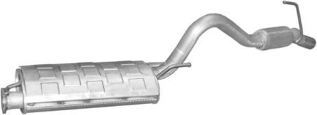 Глушитель выхлопных газов конечный, mitsubishi l 200, MITSUBISHI L, MITSUBISHI MR127383, POLMOSTROW (14145)