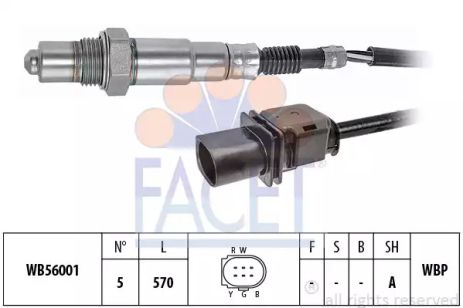 Ламбда-зонд crafter/caddy /T5/Passat 1.9/2.0/2.5TDi 06, HYUNDAI 392102E200, CHEVROLET 55564978, FACET (108407) Ламбда-зонд crafter/caddy /T5/Passat 1.9/2.0/2.5TDi 06, HYUNDAI 392102E200, CHEVROLET 55564978, FACET (108407)