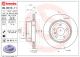 Диск тормозной BMW 5, BREMBO (09B31311)