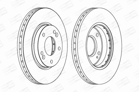Диск тормозной HYUNDAI TRAJET, CHAMPION (562789CH) Диск тормозной HYUNDAI TRAJET, CHAMPION (562789CH)