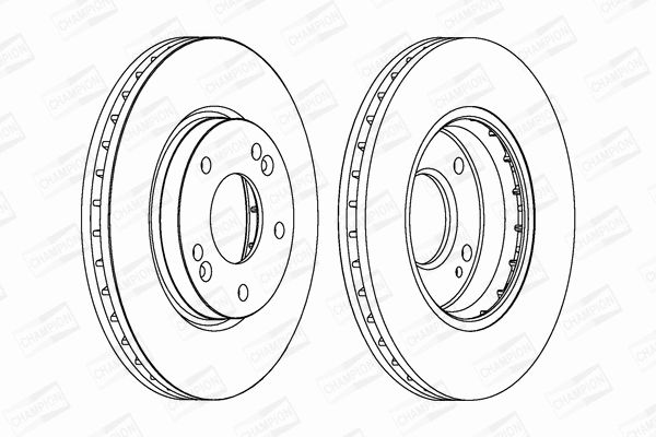 Диск тормозной HYUNDAI TRAJET, CHAMPION (562789CH) Диск тормозной HYUNDAI TRAJET, CHAMPION (562789CH)