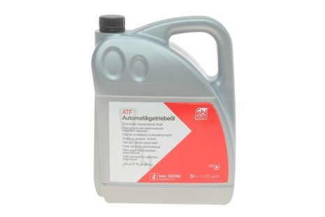 5л ( Made in GERMANY !! ) BMW масло для АКПП (зелений) ATF 3+, Jeep ATF LGF8, ZF Lifeg…, FEBI BILSTEIN (39096)