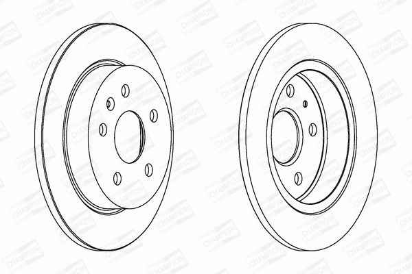 Диск гальмівний CHEVROLET MALIBU, SAAB 9-5, CHAMPION (562461CH) Диск гальмівний CHEVROLET MALIBU, SAAB 9-5, CHAMPION (562461CH)