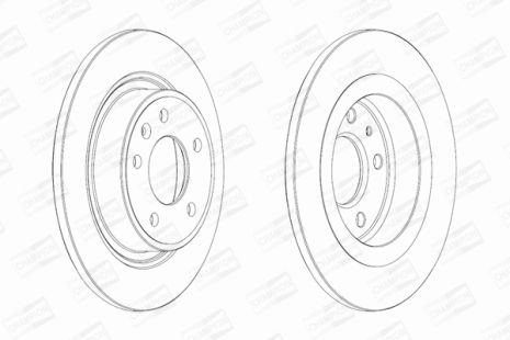 Диск тормозной CHEVROLET CRUZE, VAUXHALL ZAFIRA, CHAMPION (562640CH)