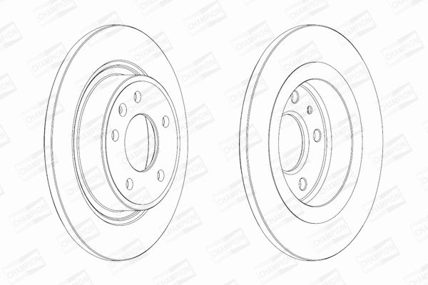 Диск тормозной CHEVROLET CRUZE, VAUXHALL ZAFIRA, CHAMPION (562640CH) Диск тормозной CHEVROLET CRUZE, VAUXHALL ZAFIRA, CHAMPION (562640CH)