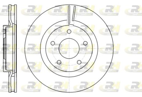 Диск гальмівний RENAULT KOLEOS, NISSAN X-TRAIL, ROAD HOUSE (6108710) Диск гальмівний RENAULT KOLEOS, NISSAN X-TRAIL, ROAD HOUSE (6108710)