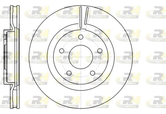 Диск гальмівний RENAULT KOLEOS, NISSAN X-TRAIL, ROAD HOUSE (6108710) Диск гальмівний RENAULT KOLEOS, NISSAN X-TRAIL, ROAD HOUSE (6108710)