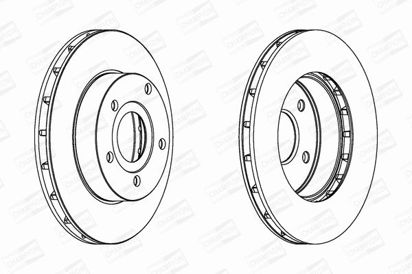 Диск гальмівний JEEP GRAND CHEROKEE, CHAMPION (562147CH) Диск гальмівний JEEP GRAND CHEROKEE, CHAMPION (562147CH)