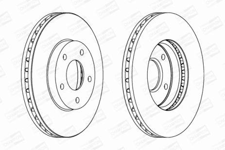 Диск тормозной NISSAN X-TRAIL, CHAMPION (562441CH) Диск тормозной NISSAN X-TRAIL, CHAMPION (562441CH)