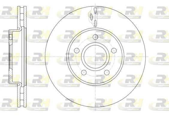 Диск гальмівний VOLVO C30, FORD FOCUS, ROAD HOUSE (6156010) Диск гальмівний VOLVO C30, FORD FOCUS, ROAD HOUSE (6156010)