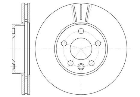 Диск гальмівний FORD, SEAT, VW, передн., вент. (пр-во REMSA) Диск гальмівний FORD, SEAT, VW, передн., вент. (пр-во REMSA)