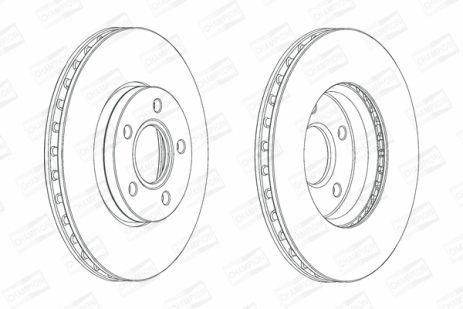 Диск тормозной FORD GRAND, CHAMPION (562752CH)