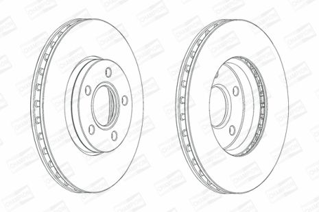 Диск тормозной FORD GRAND, CHAMPION (562752CH)