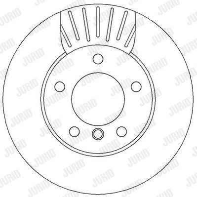 Диск гальмівний BMW 1, JURID (562313JC) Диск гальмівний BMW 1, JURID (562313JC)