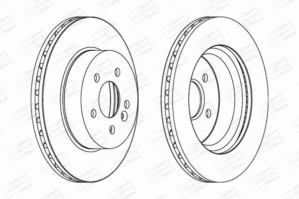 Диск тормозной MERCEDES-BENZ M-CLASS, CHAMPION (562099CH) Диск тормозной MERCEDES-BENZ M-CLASS, CHAMPION (562099CH)