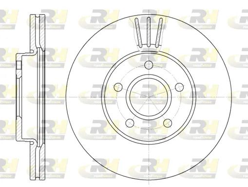 Диск тормозной VOLVO V40, FORD GRAND, ROAD HOUSE (671010) Диск тормозной VOLVO V40, FORD GRAND, ROAD HOUSE (671010)