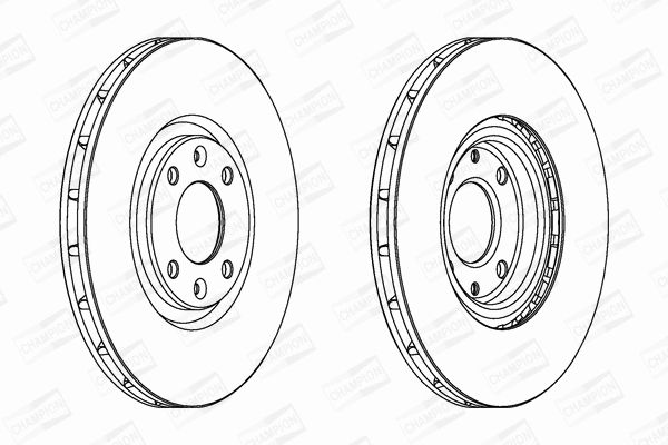 Диск тормозной VAUXHALL MOKKA, OPEL MOKKA, CHAMPION (562641CH) Диск тормозной VAUXHALL MOKKA, OPEL MOKKA, CHAMPION (562641CH)