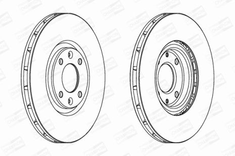 Диск тормозной VAUXHALL MOKKA, OPEL MOKKA, CHAMPION (562641CH)