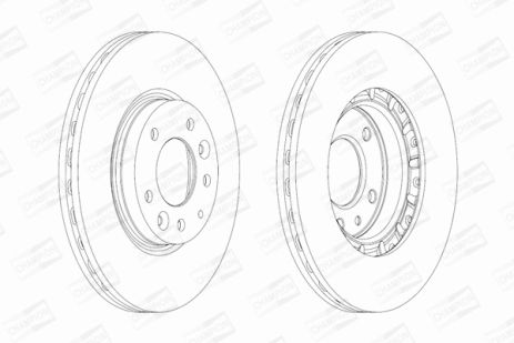 Диск тормозной MAZDA 6, CHAMPION (562633CH) Диск тормозной MAZDA 6, CHAMPION (562633CH)