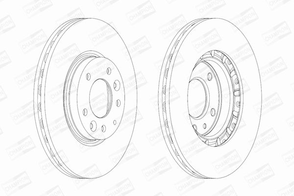 Диск тормозной MAZDA 6, CHAMPION (562633CH) Диск тормозной MAZDA 6, CHAMPION (562633CH)