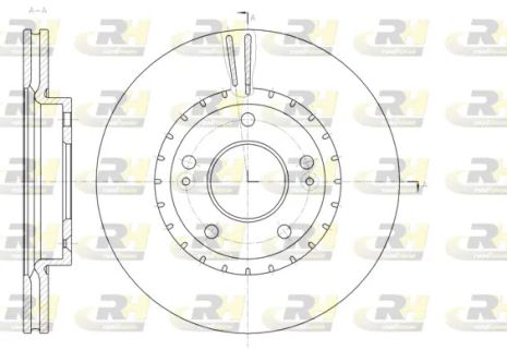 Диск тормозной KIA CEE'D, HYUNDAI VELOSTER, ROAD HOUSE (6143410) Диск тормозной KIA CEE'D, HYUNDAI VELOSTER, ROAD HOUSE (6143410)