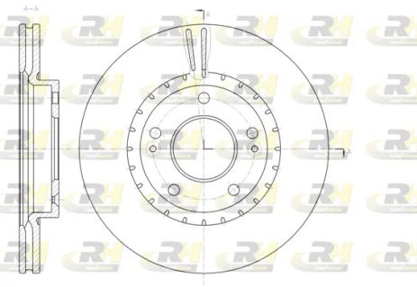 Диск гальмівний KIA CEE'D, HYUNDAI VELOSTER, ROAD HOUSE (6143410) Диск гальмівний KIA CEE'D, HYUNDAI VELOSTER, ROAD HOUSE (6143410)
