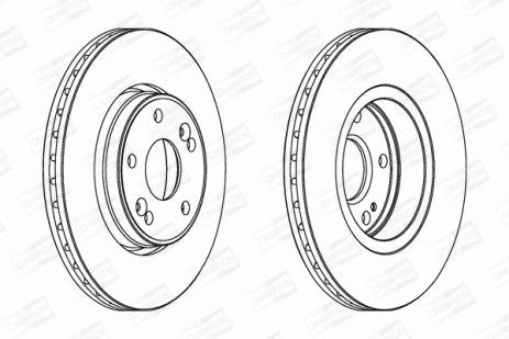 Диск гальмівний RENAULT LAGUNA, CHAMPION (562182CH) Диск гальмівний RENAULT LAGUNA, CHAMPION (562182CH)