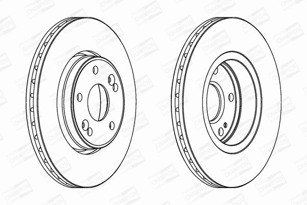 Диск гальмівний RENAULT LAGUNA, CHAMPION (562182CH) Диск гальмівний RENAULT LAGUNA, CHAMPION (562182CH)
