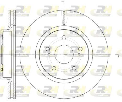 Диск гальмівний SUZUKI GRAND, ROAD HOUSE (6121210) Диск гальмівний SUZUKI GRAND, ROAD HOUSE (6121210)