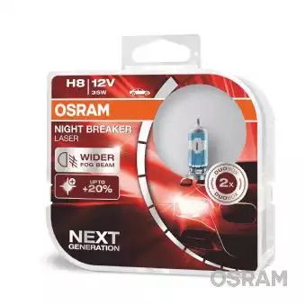 Лампа фарная H8 12V 35W PGJ19-1 NIGHT BREAKER LASER next generation (+150) компл (пр-во OSRAM) Лампа фарная H8 12V 35W PGJ19-1 NIGHT BREAKER LASER next generation (+150) компл (пр-во OSRAM)